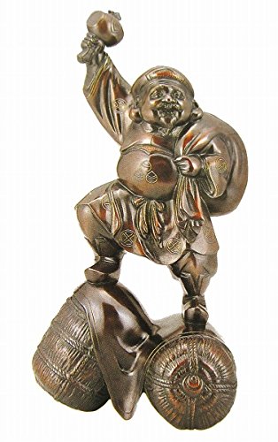 銅像 七福神 大黒天 銅製 彫像 ブロンズ 仏像置物 人形 大黒様 打ち出