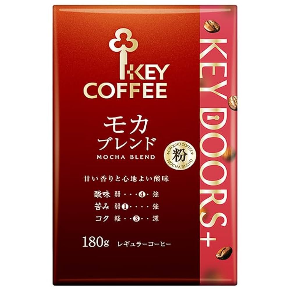 キーコーヒー レギュラーコーヒー(粉) 公式 VP(真空パック) 180g
