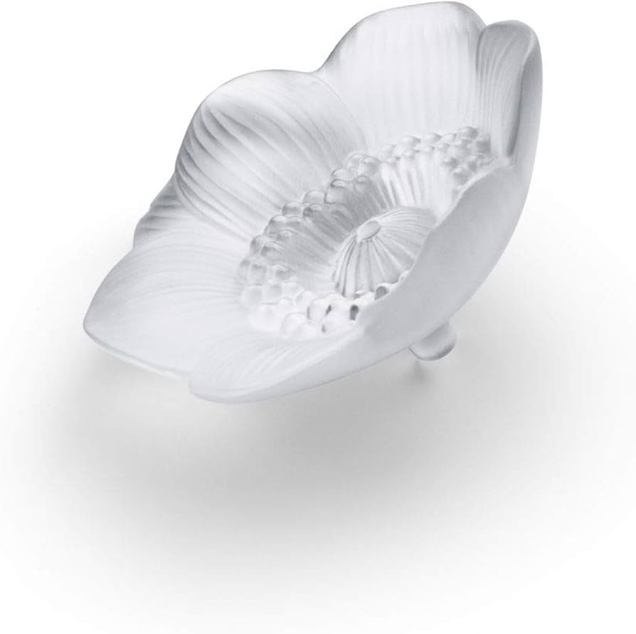 Amazon.com : Lalique Crystal Clear Anemone Sculpture Small