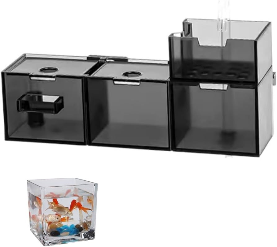 Amazon | Auyyhui 壁掛けフィルター 湿式・乾式分離 上部フィルター