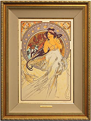 Alphonse Mucha 額縁入りリトグラフ ミッシャ財団監修版 Alphonse