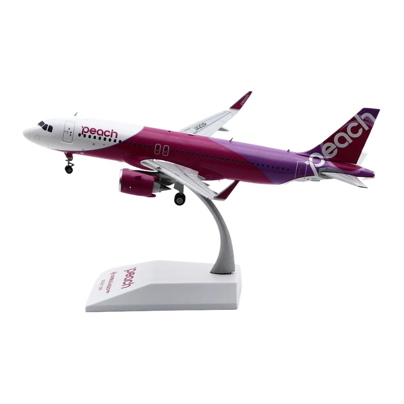 Amazon | 飛行機 模型 完成品 1:200 ピーチ航空エアバス A320neo
