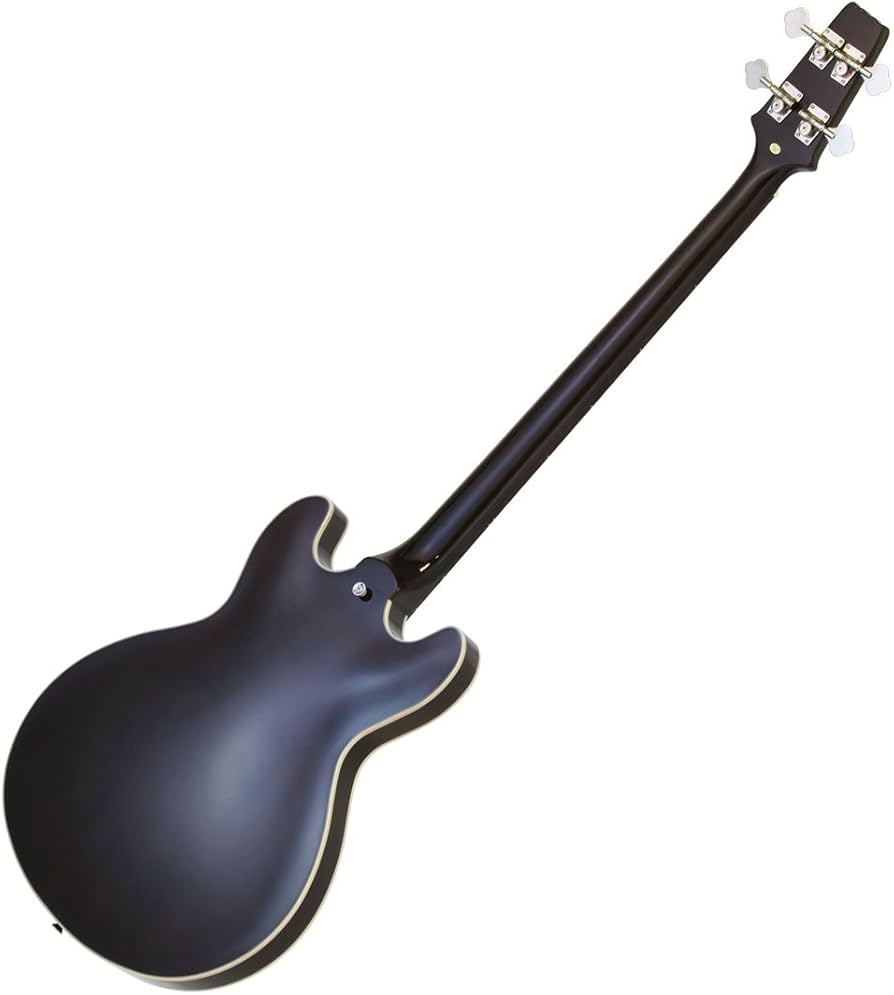 Amazon.co.jp: AriaProII セミアコベース シースルーブラック TAB