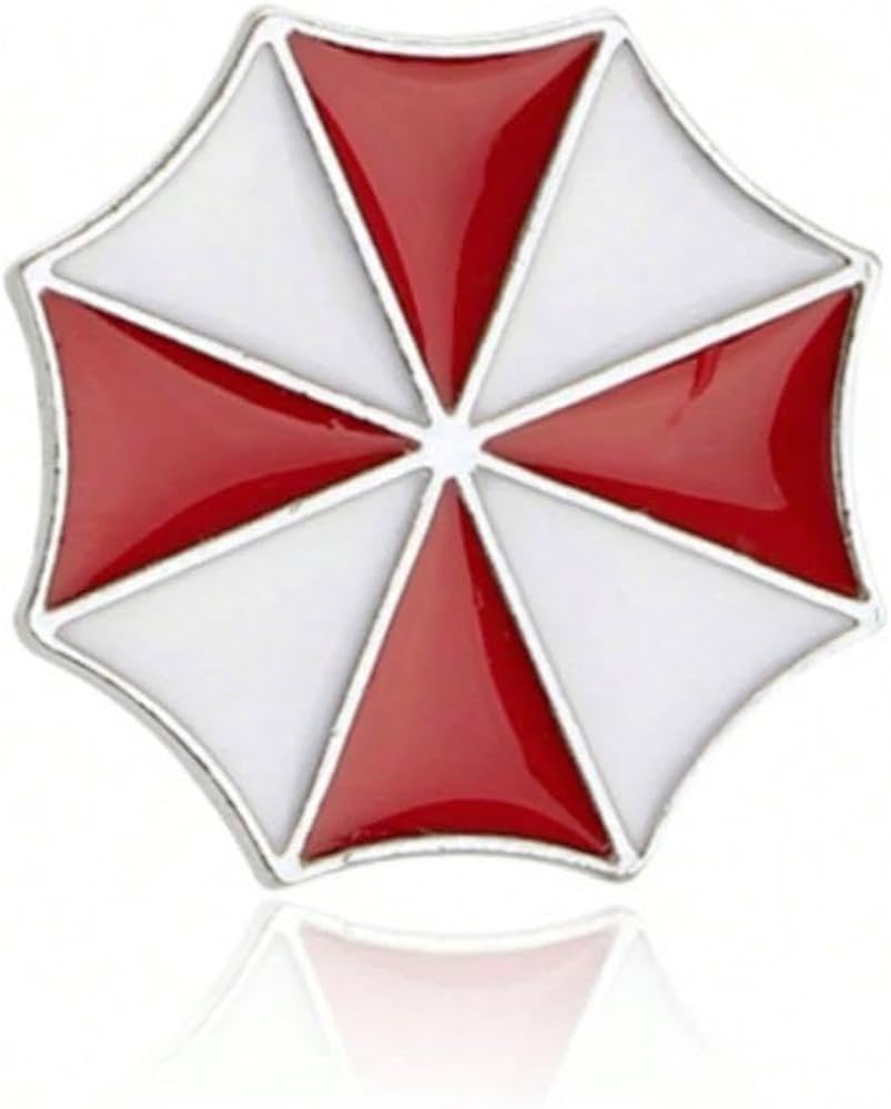 Amazon.co.jp: ピンバッジ バイオハザード アンブレラ社 社章バッジ