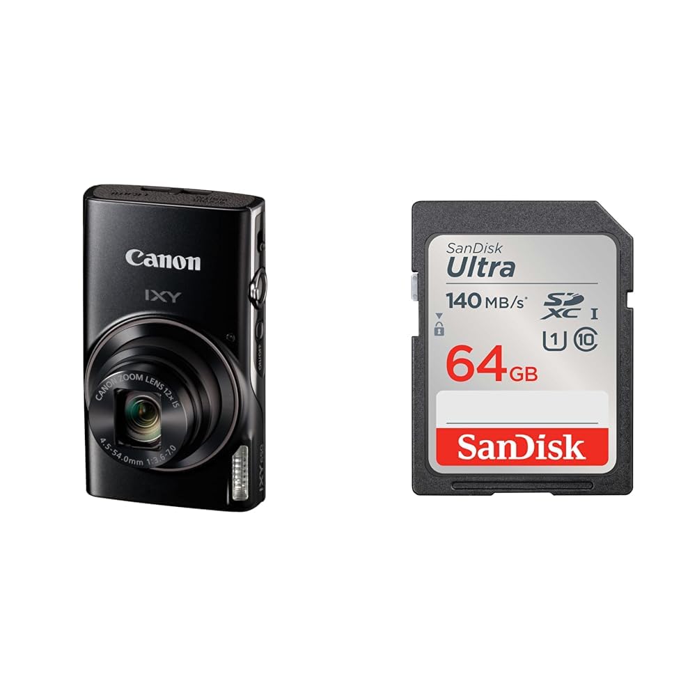 Amazon.co.jp: Canon IXY 650 Compact Digital Camera, Black, 12x