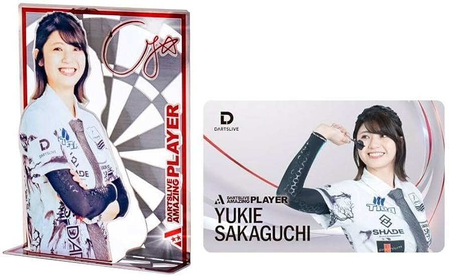 坂口優希恵 DARTSLIVEライブカード＆ワンブルアワード