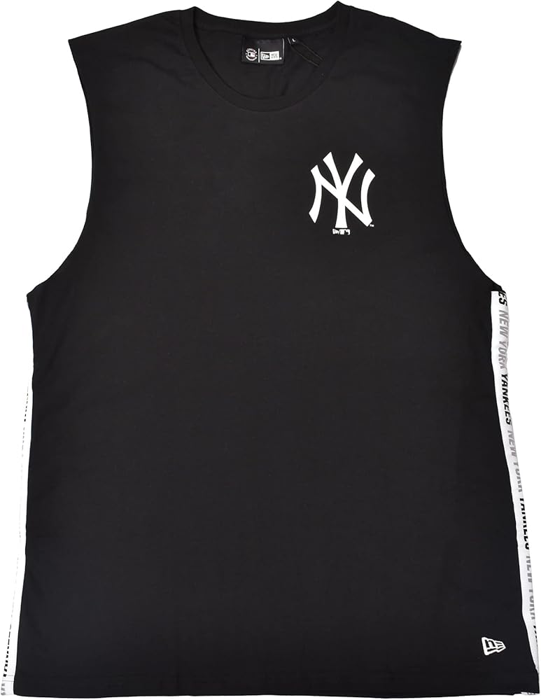 Amazon | [ニューエラ] タンクトップ MLB チェスト ロゴ テーピング