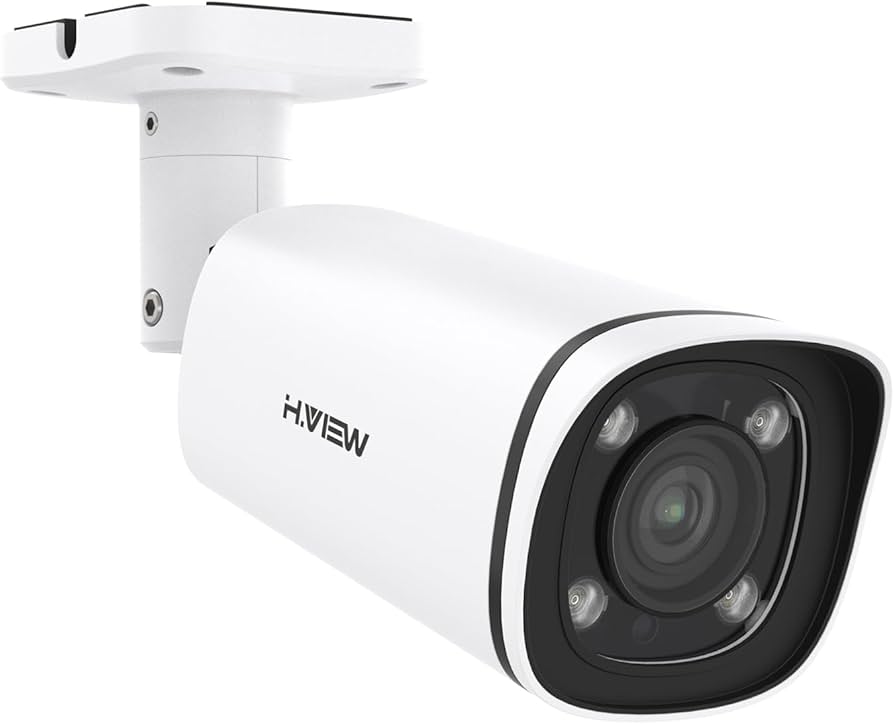 Amazon.co.jp: H.View 赤外線 防犯カメラ 5X光学ズーム POE防犯カメラ