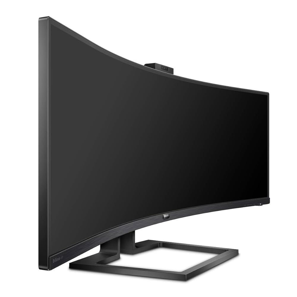 PHILIPS ワイド曲面モニター 湾曲439P9H1 本体、電源ケーブル PHILIPS