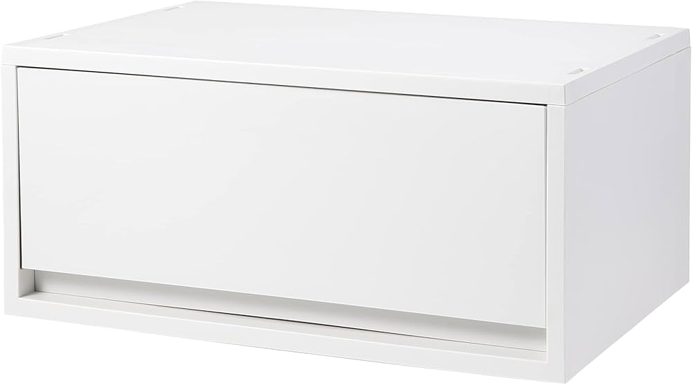 Amazon｜無印良品 ポリプロピレン 小物収納ケース ワイド 大 ホワイト