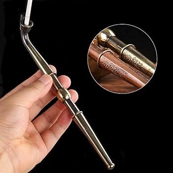 Amazon.co.jp: 分解可能で手入れ簡単 ヴィンテージパイプ 煙管 刻み