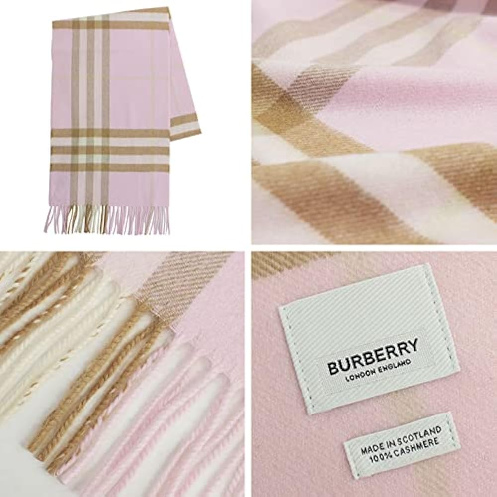 Amazon | [バーバリー]BURBERRY カシミアマフラー カシミヤマフラー