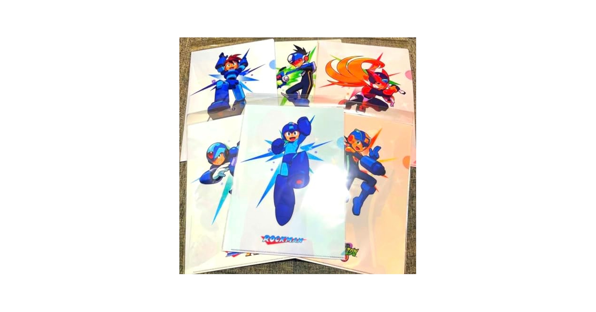 ロックマン 35周年 クリアファイル 全6種 コンプリートセット