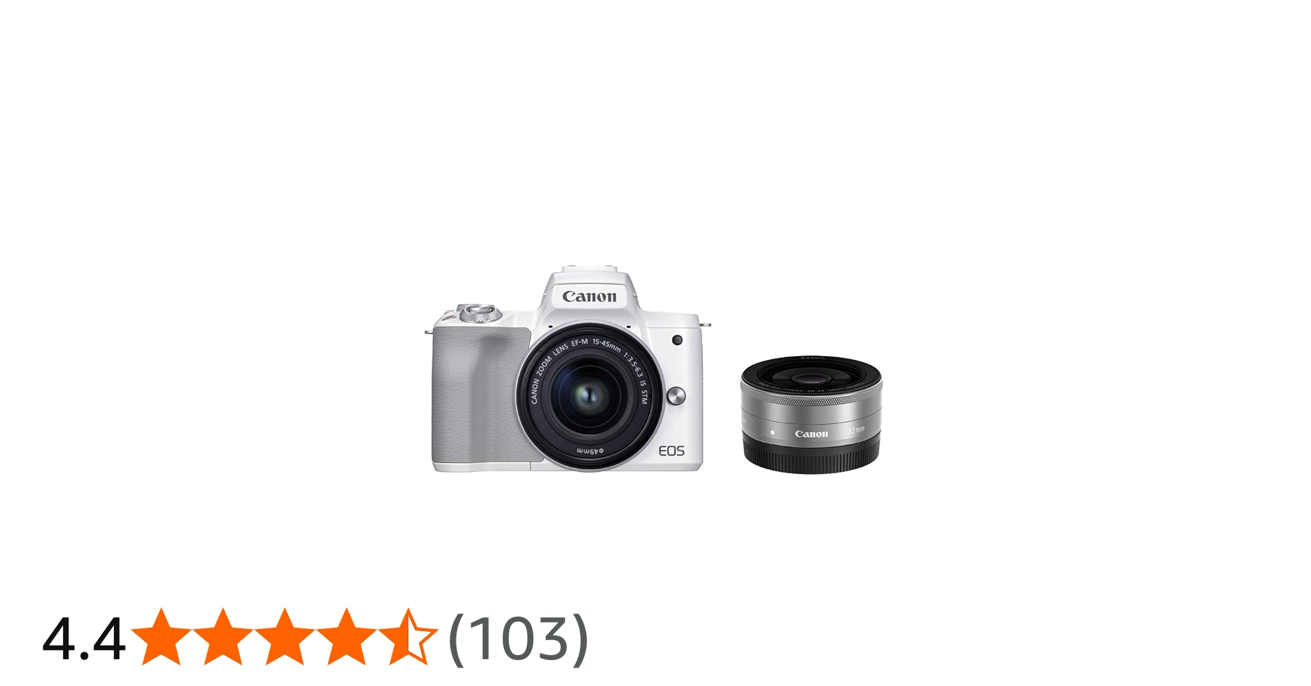 Amazon.co.jp: Canon ミラーレス一眼カメラ EOS Kiss M2 ダブルレンズ