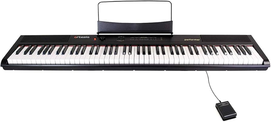 Amazon | Artesia 電子ピアノ 88鍵 軽量スリム設計 電池駆動対応モデル