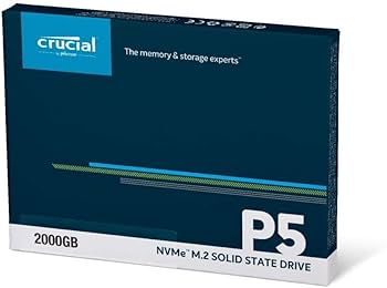 Amazon.com: Crucial P5 2TB 3D NAND NVMe Internal Gaming SSD, up to