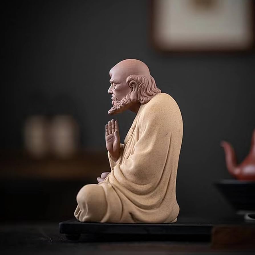 Amazon｜達磨大師坐像 達磨像 達磨祖師像 仏像 神像 仏教美術品 中国
