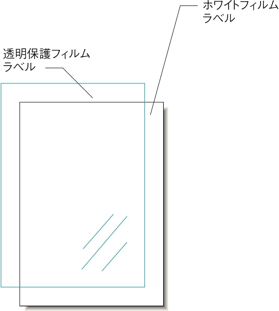 Amazon | 【Amazon.co.jp限定】 エーワン 手作りステッカー 強粘着