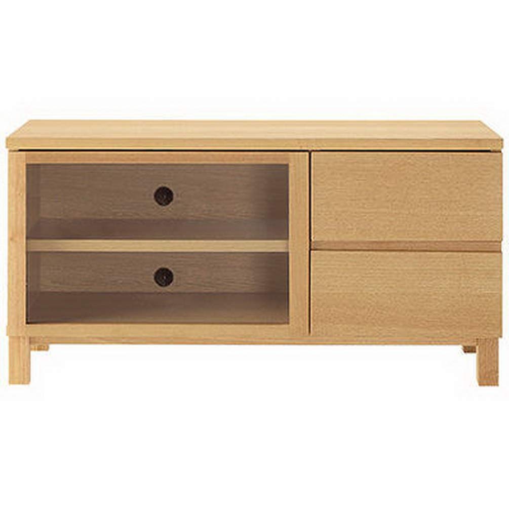 無印良品 テレビ台 オーク材AVラック幅90cm 奥行40cm 高さ46.5cm