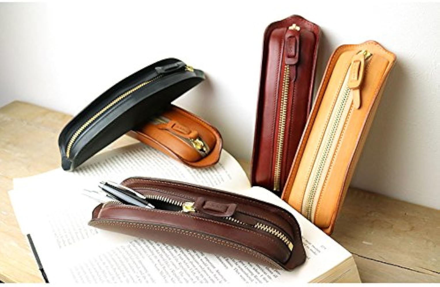 Amazon.co.jp: [コルボ] レザーペンケース 革 8LC-9375 SLATE スレート