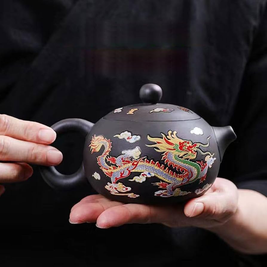 Amazon | 中国風 変色 セラミック製 茶器セット お湯を注ぐだけで熱い