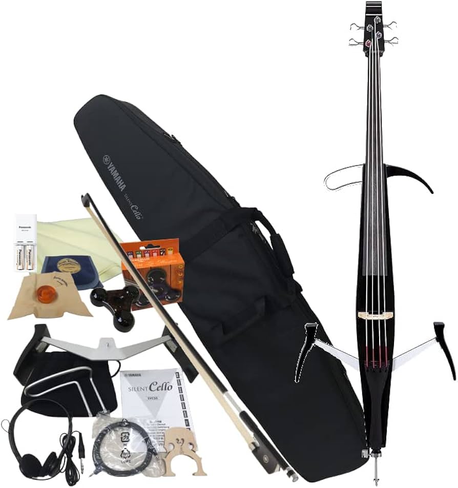 Stagg 中古サイレントチェロ 弓・ケース付き 電子チェロ 弦楽器 即購入