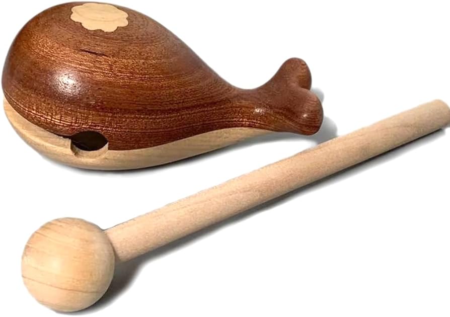 Amazon｜木魚 木製 仏具 黒檀とメープル 木魚 ミニ もくぎょ 打楽器