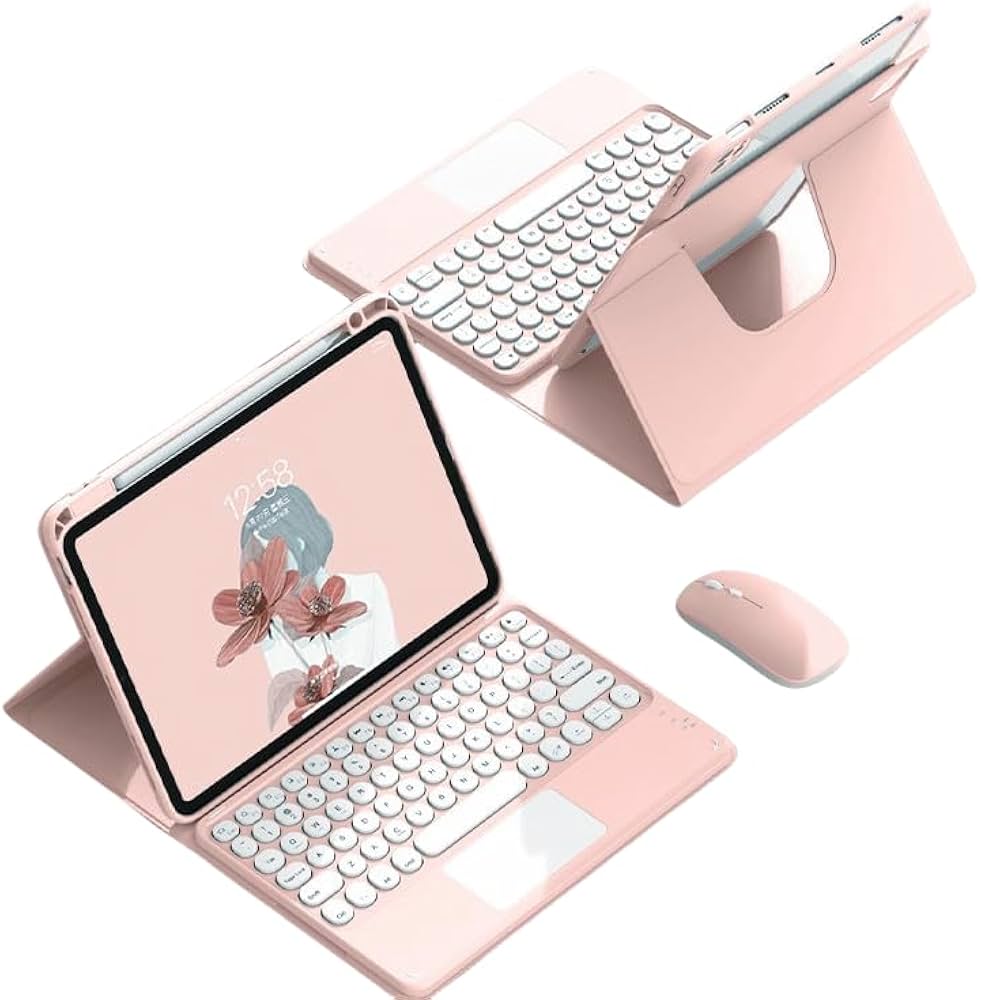Amazon | マウス付き For iPad Air 11インチ2025 2024キーボードケース