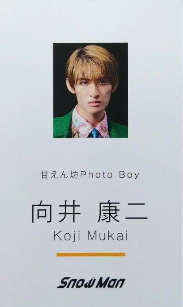 Amazon.co.jp: SnowMan Dangerholic 初回盤A 特典 向井康二 : パソコン