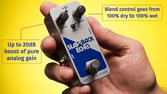 Amazon.com: Electro-Harmonix Slap-Back Echo Analog Delay Pedal