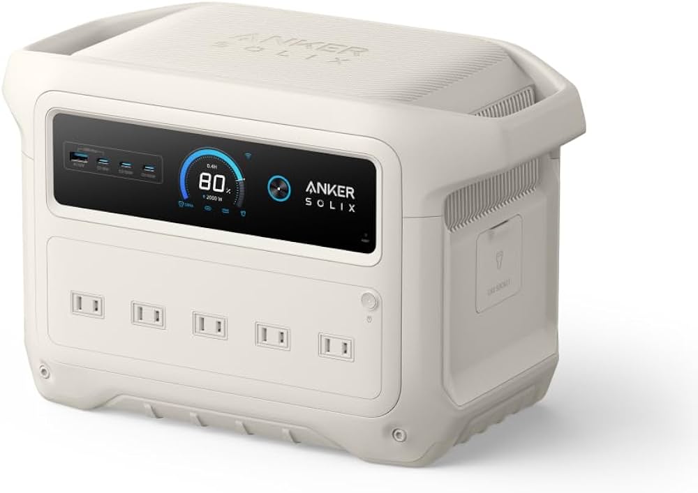 Amazon.co.jp: Anker Solix C1000 Gen 2 Portable Power Station オフ