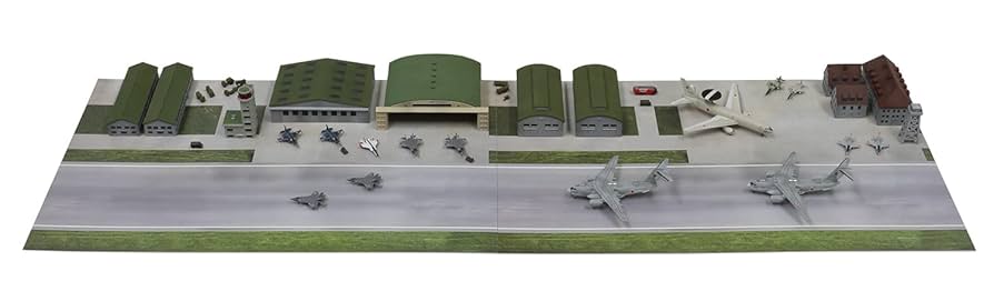 1/700自衛隊基地ジオラマ航空機付 1/700自衛隊基地ジオラマ航空機付