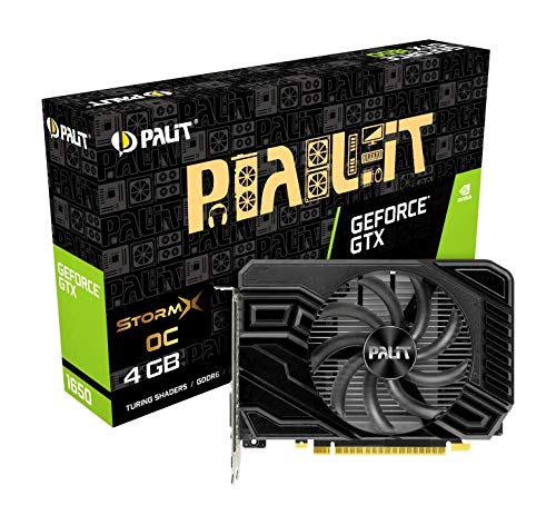 Palit GeForce GTX 1650 StormX OC 4 GB GDDR5 Graphics Card, HDMI