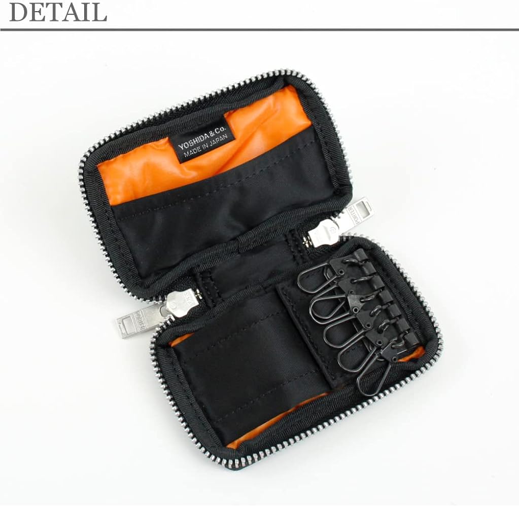 廃盤 現行タグ PORTER ポーター タンカー 6連 キーケース ブラック