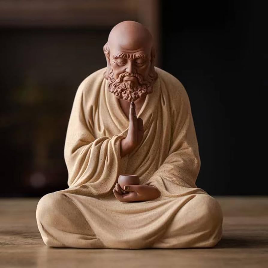Amazon｜達磨大師坐像 達磨像 達磨祖師像 仏像 神像 仏教美術品 中国