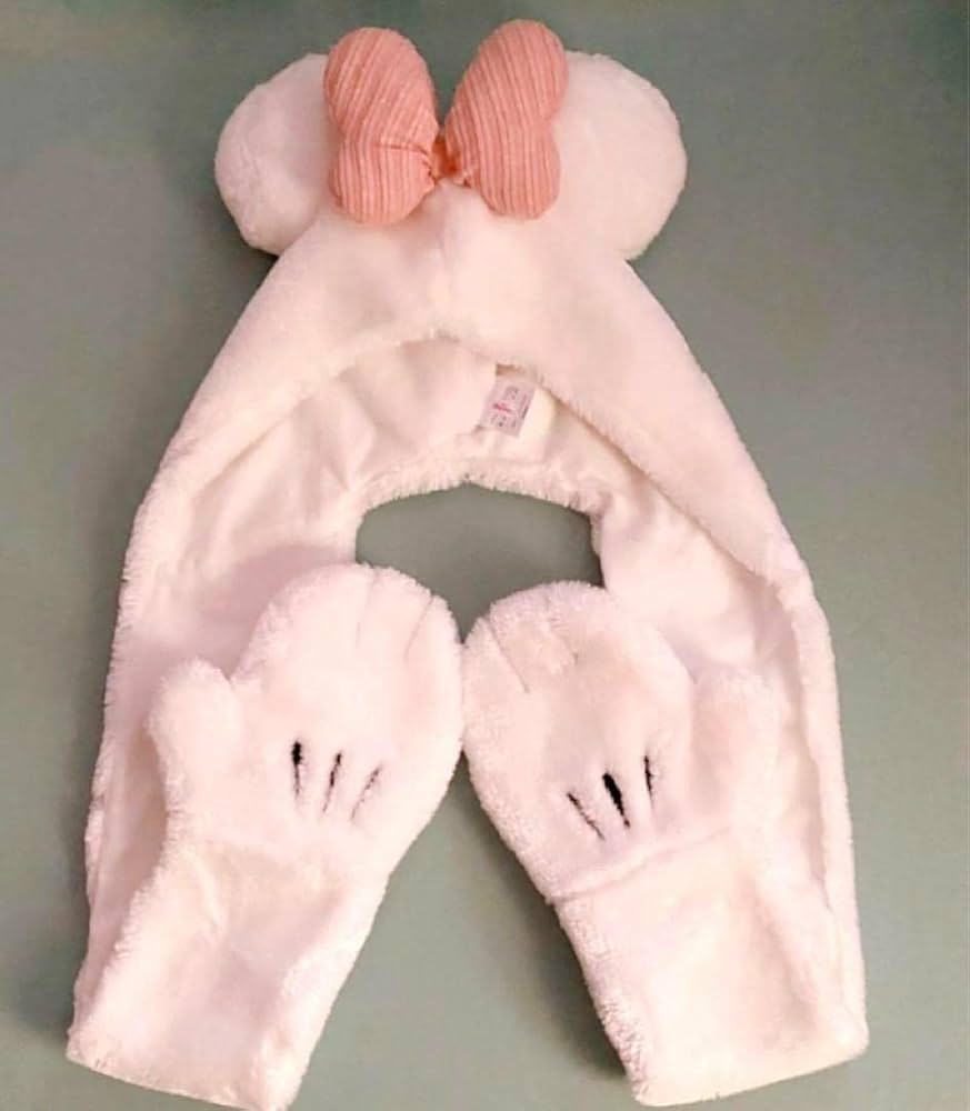 ディズニー ミニー マフラーキャップ ディズニーリゾート ミニー