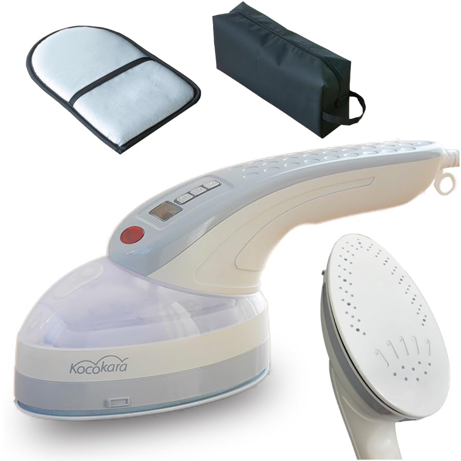 スチームアイロン 20秒立ち上がり 高速加熱 220ml大容量 グレー