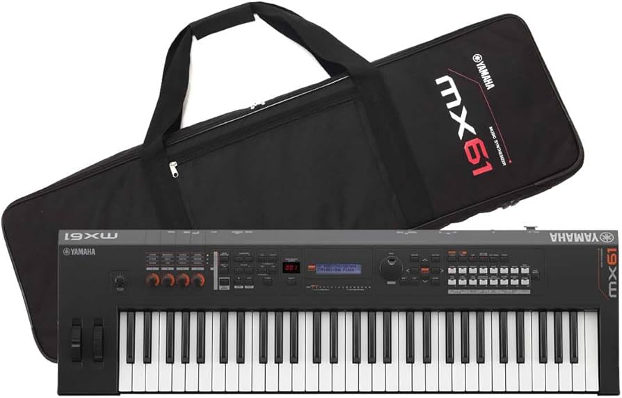 Amazon | YAMAHA MX61 BK シンセサイザー 61鍵盤 専用ソフトケース付属