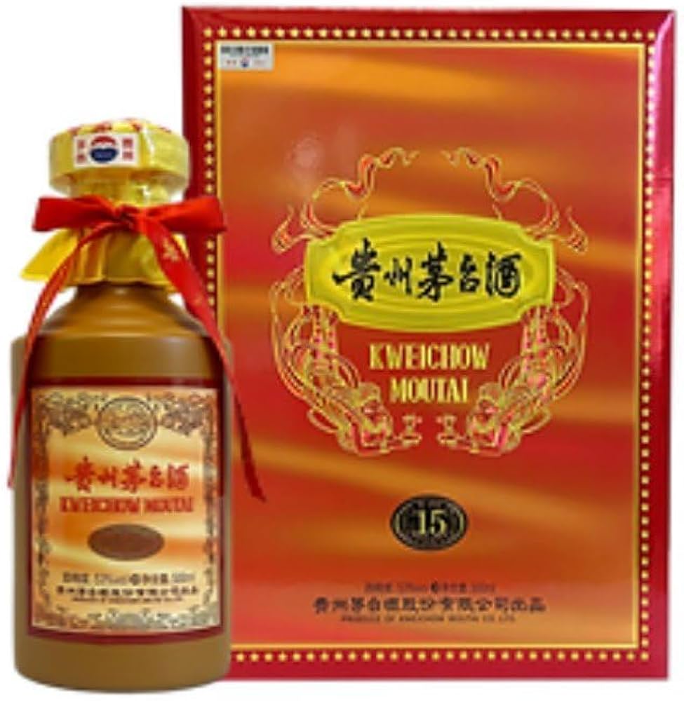 Amazon.co.jp: 15年 貴州茅台酒 (まおたいしゅ) 正規輸入品 53度 500ml