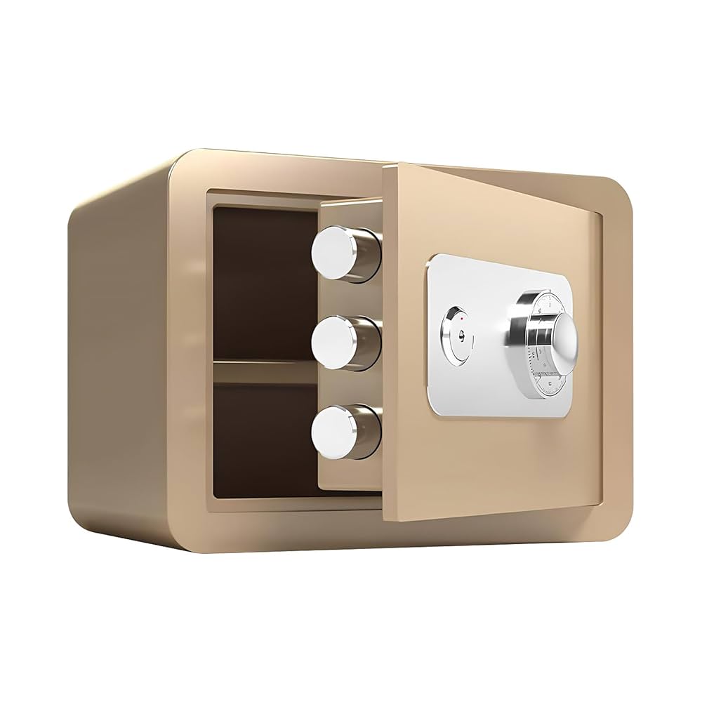 JIS S 1037 耐火金庫 鍵付き 小型 ダイヤル式 とびら付耐火庫