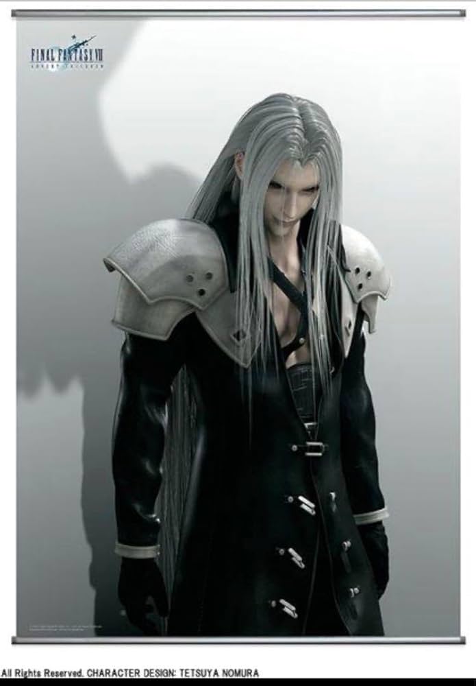 FF7 セフィロス クラウド ポスター アドベントチルドレン ③FF7