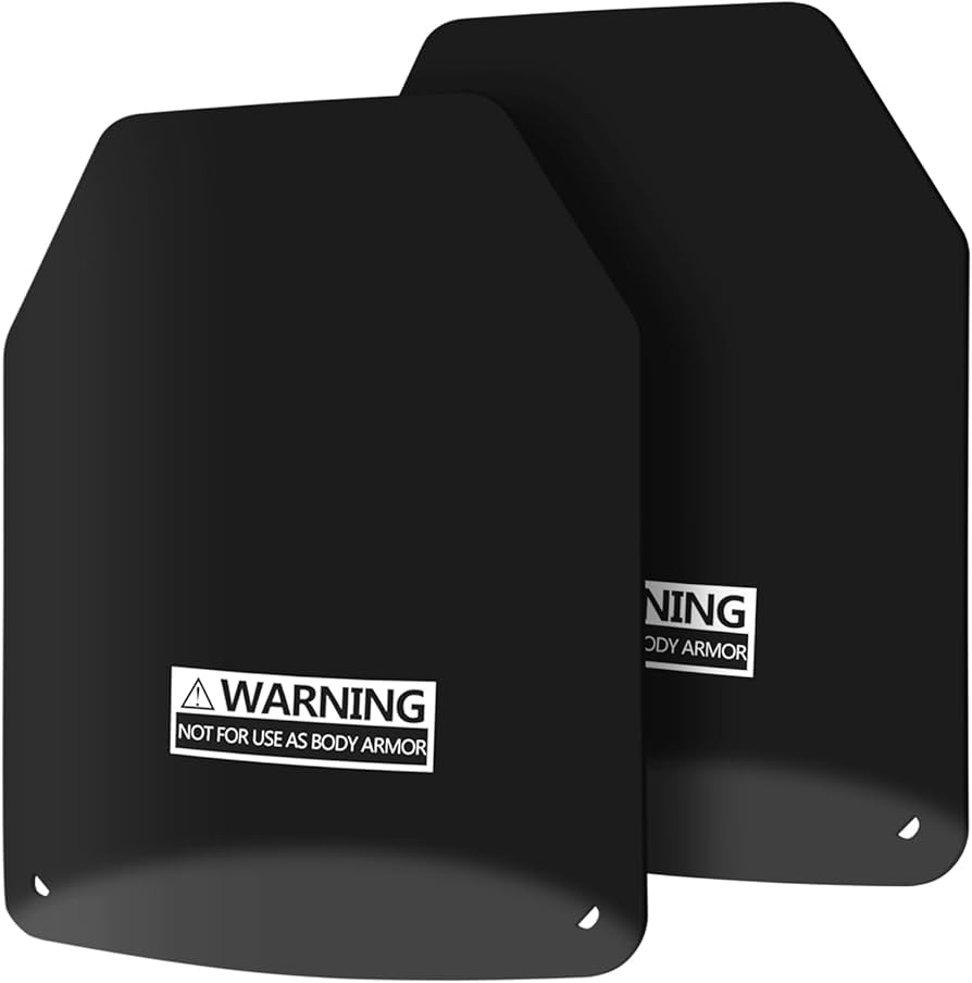 Amazon | [TWINFALCONS] 防弾プレート 鉄板 NIJ III スチール素材 2枚