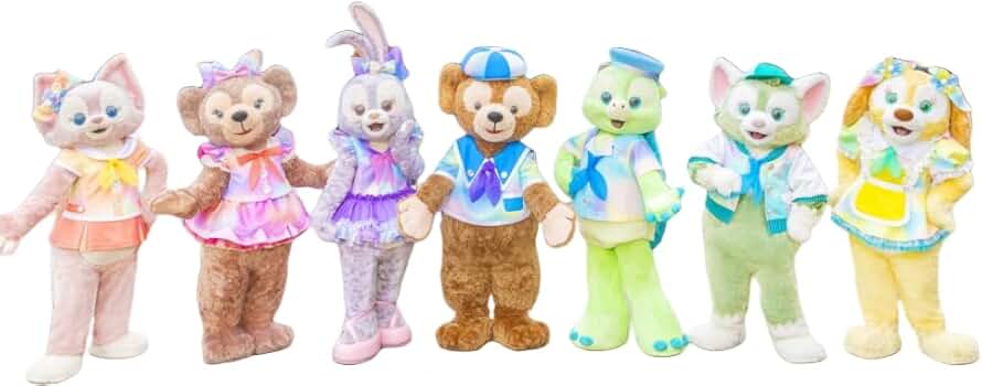 ダッフィー&フレンズ カラフルハピネス ぬいぐるみコスチューム フル