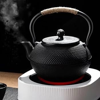 Amazon | 鉄器 南部鉄器 直火可 鉄瓶 やかん 鉄びん 鉄分補給 伝統工芸