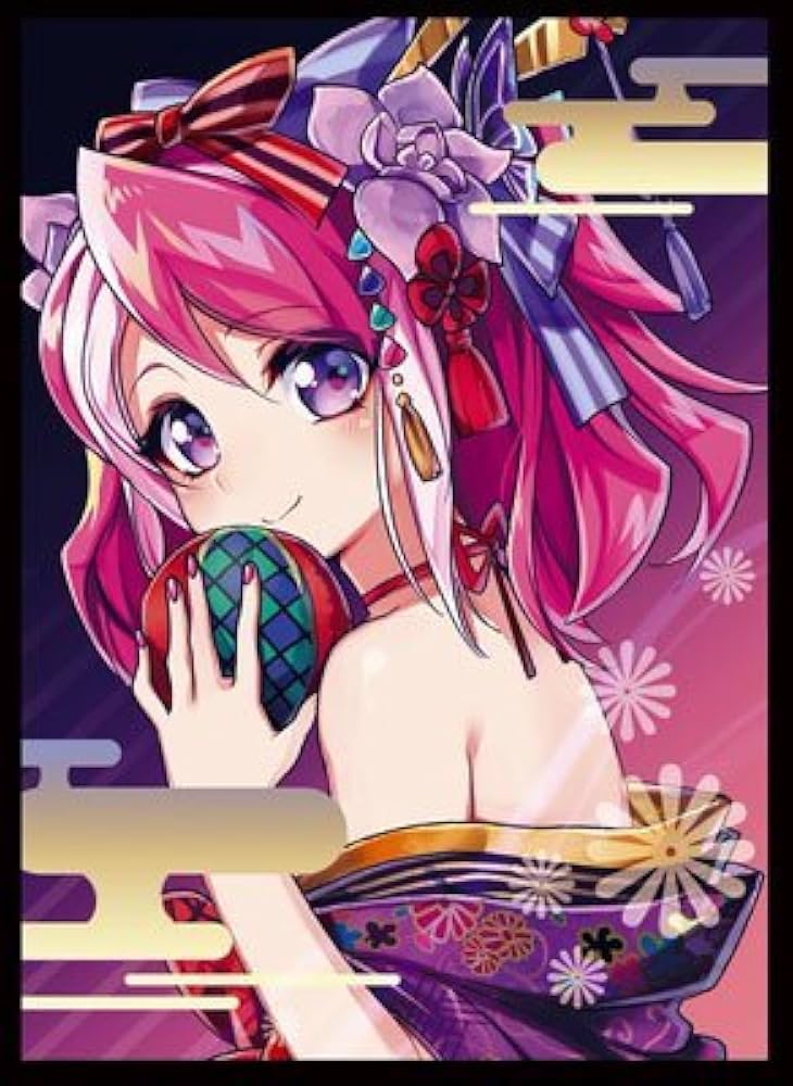 Amazon.co.jp: ミッドナイトブルー カードスリーブ ☆『柊柚子(着物Ver