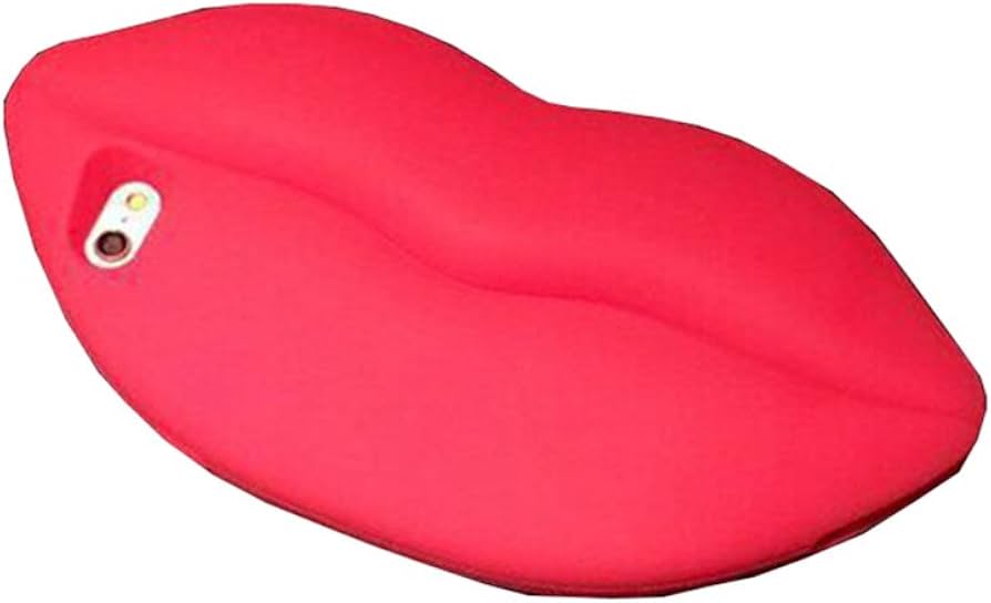 Amazon | Lanjp iPhone対応 個性的 3D立体的な唇シリコンケース 可愛い