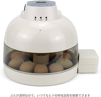 Amazon | HARCOTY 自動孵卵器 インキュベーター 小型孵卵器 10個入卵