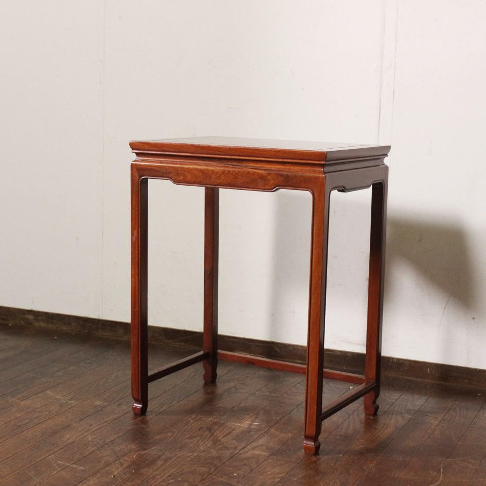 中国家具 唐木家具 銘木花梨 サイドテーブル Amazon.co.jp: 総花梨