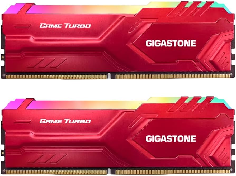 RGB DDR4 RAM】 GIGASTONE Game Turbo 16GB Kit (2x8GB) DDR4 3200MHz