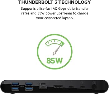 Amazon.com: Belkin Thunderbolt 3 Dock Pro w/ Thunderbolt 3 Cable